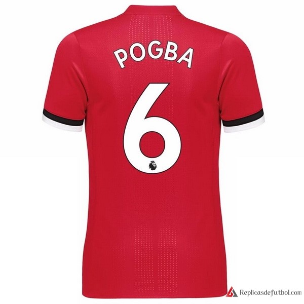 Camiseta Manchester United Primera equipación Pogba 2017-2018